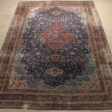 Tapis Ancien Asiatique Coton