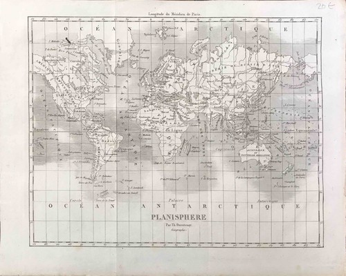 1800 duvotenay planisphere - duvotenay,,