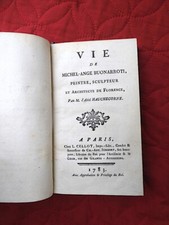 Vie MICHEL ANGE BUONARROTI