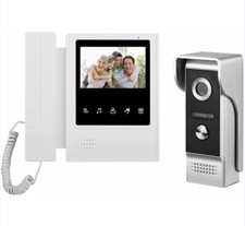 Sonnette d'interphone visuel de système de visiophone filaire de 4,3 pouces avec