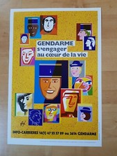 Affiche Gendarmerie - FORE