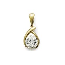 Pendentif d'un Diamant Cz Rond