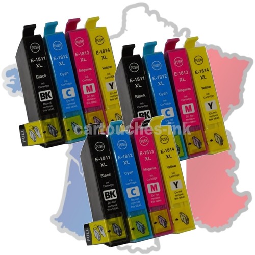 Pack cartouches compatible - 12,