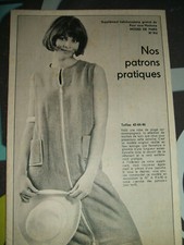 Ancien patron couture tracé