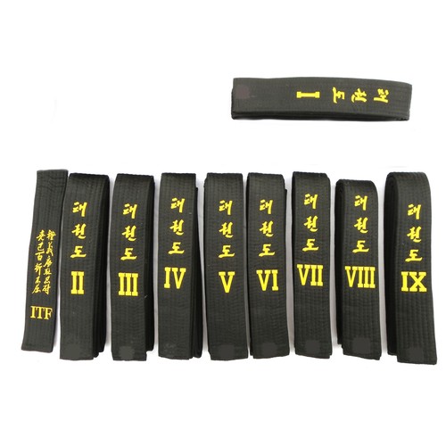 Noir ceinture uni ou - noir,