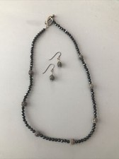 Black Crystal Faceted Beads