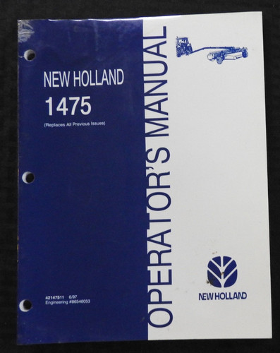 New holland manuel - new,