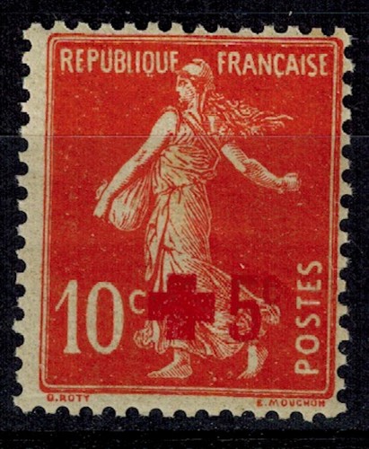 France timbre type semeuse