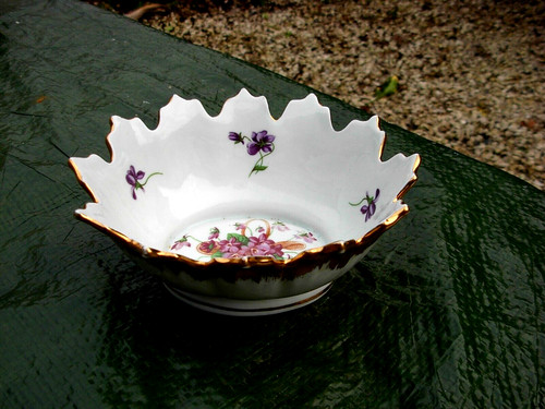 Corbeille porcelaine ancienne - porcelaine,