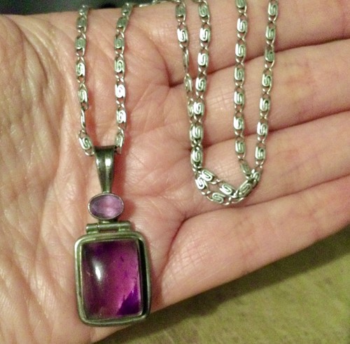 Ancien collier argent - collier,