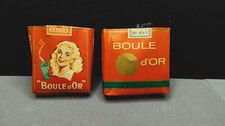 Lot de 2 paquets de cigarettes vides BOULE D'OR  (Anciens - vintage)