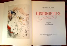 LIVRE D’ART, 1966, CURIOSA avec SUITES, AMANDINE DORÉ, TALLEMANT DES RÉAUX