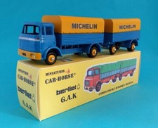 Car-Horse Berliet GAK Michelin double remorque style Dinky CIJ JRD Bourbon