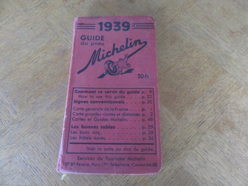 Guide michelin 1939 - guide,