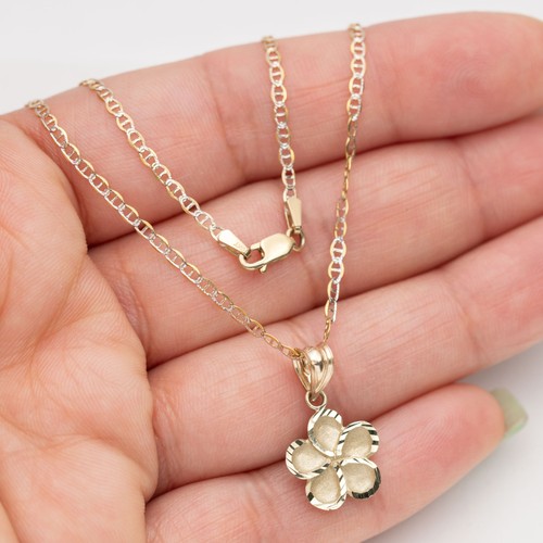Pendentif collier jaune 10k - collier, or