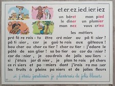 📖 Ancienne affiche scolaire