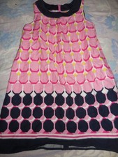 euc Gymboree pink geo metric