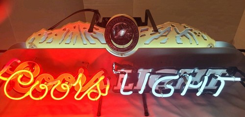 Vintage coors light - light, neon