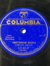 Rare Columbia 78 Circus Organ