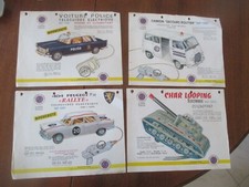 Lot de 4 Planches France