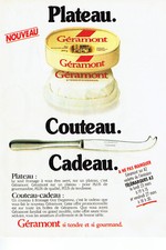 Publicité Advertising 018  1987   le fromage Géramont