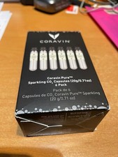 Capsules CORAVIN SPARKLING X 6 NEUVES