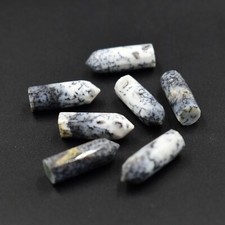 Naturel Dendrite Agate Multi Thérapeutique Cristal 7x20 MM Crayon Point Pierre