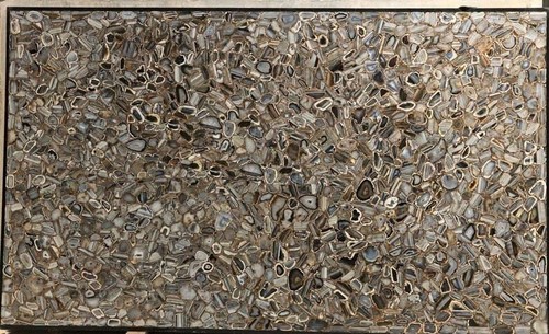 Table agate brune design - brune,