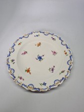 MEISSEN Assiette à dessert porcelaine Fleurs Ancienne XIX Ou Autre