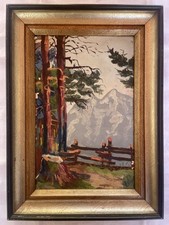 Antique Oil Painting on Panel