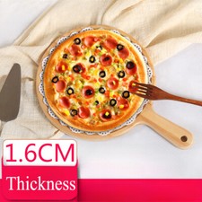1x Épais Bois Rond Pizza