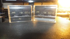 LOT DE DEUX CASSETTES MINI DV JVC 60 MN