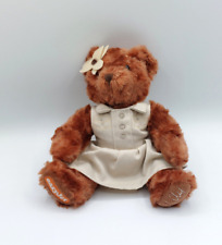 Peluche doudou ours marron Lily Bear EASYJET Joe and Friends robe beige 18 cm