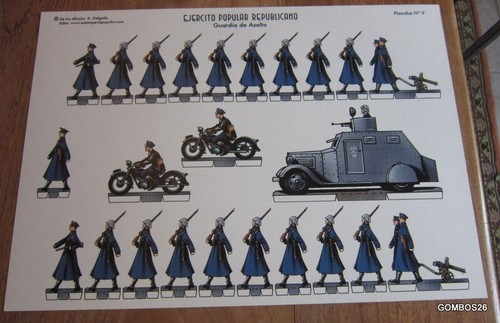 Planche soldats decouper - a,
