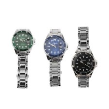 Montre mécanique automatique pour homme, mouvement à quartz, chronographe,