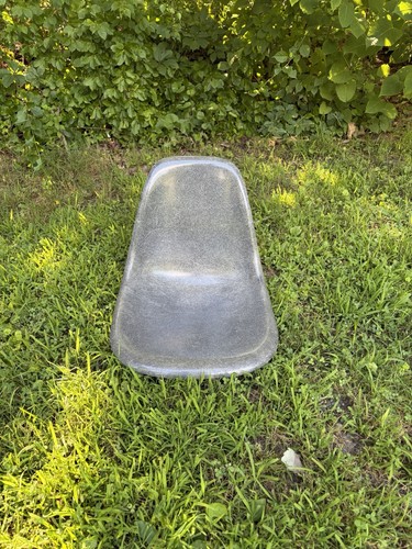 Vintage mcm gray fiberglass - vintage,