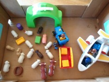  LOT PLAYMOBIL PREMIER AGE 1er jouet animaux bébé enfant ferme tracteur avion