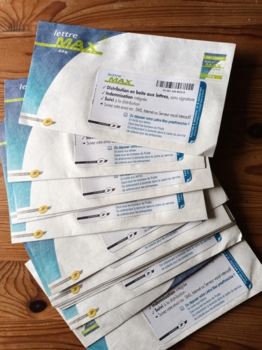 Lot lettre max - 50, 20g