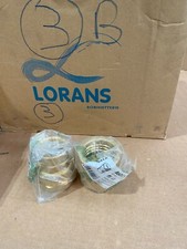 2pc x Raccord droit Deca femelle D50-40x49 laiton 860850