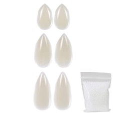 Kit de dent de Vampire3 paires Crocs Personnalisés Dents de Vampire Faux Dent...