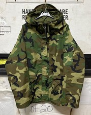 GENUINE US ARMY GEN I ECWCS GORETEX PARKA WOODLAND SUPER EX !!!! LARGE REGULAR