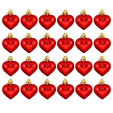  24 Pcs Decoration Coeur Suspendre Décoration La Saint-Valentin Ornements