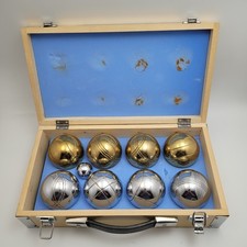 Vintage Chrome & gold Petanque