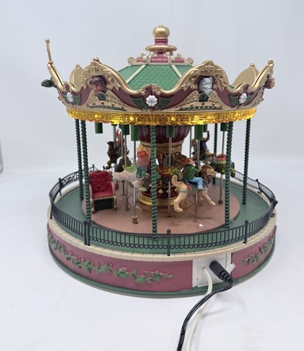 Lemax santa carousel carnival - lemax,