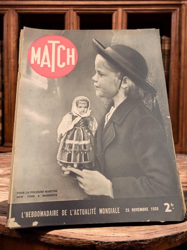 Vintage paris match 1940 - paris,