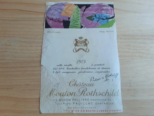 étiquette vin chateau mouton - chateau,