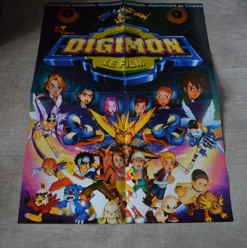 Poster digimon film verso - le,