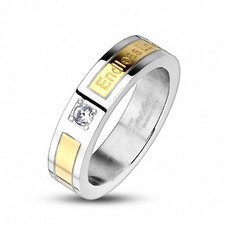 Bague acier inoxydable Endless