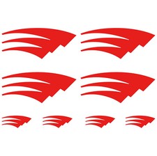 ROLLER TEAM Logo autocollant sticker camping car caravane caravan 8 Pièces