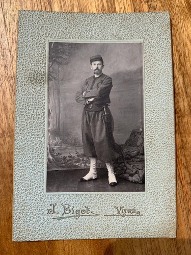 Photo carte cdv paolo zouave - photo,